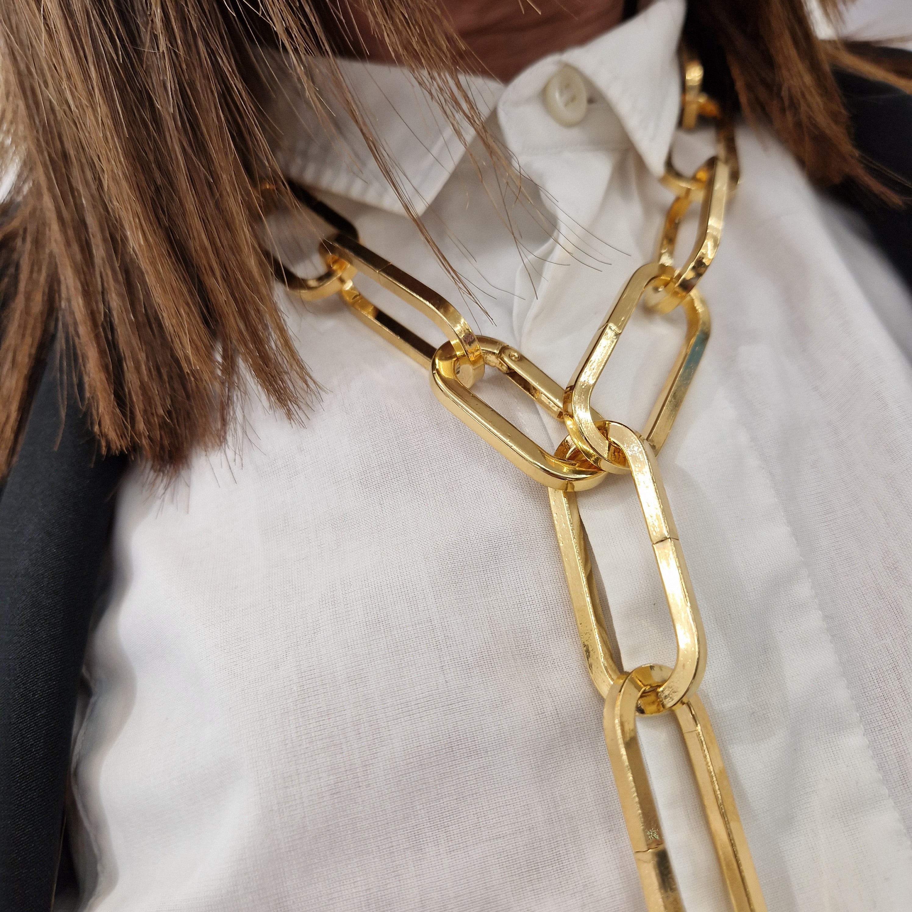 SILVIA necklace gold version