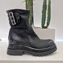 A.S.98 stivaletto fibbie con zip
