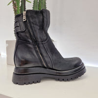 A.S.98 stivaletto fibbie con zip