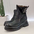 A.S.98 stivaletto fibbie con zip