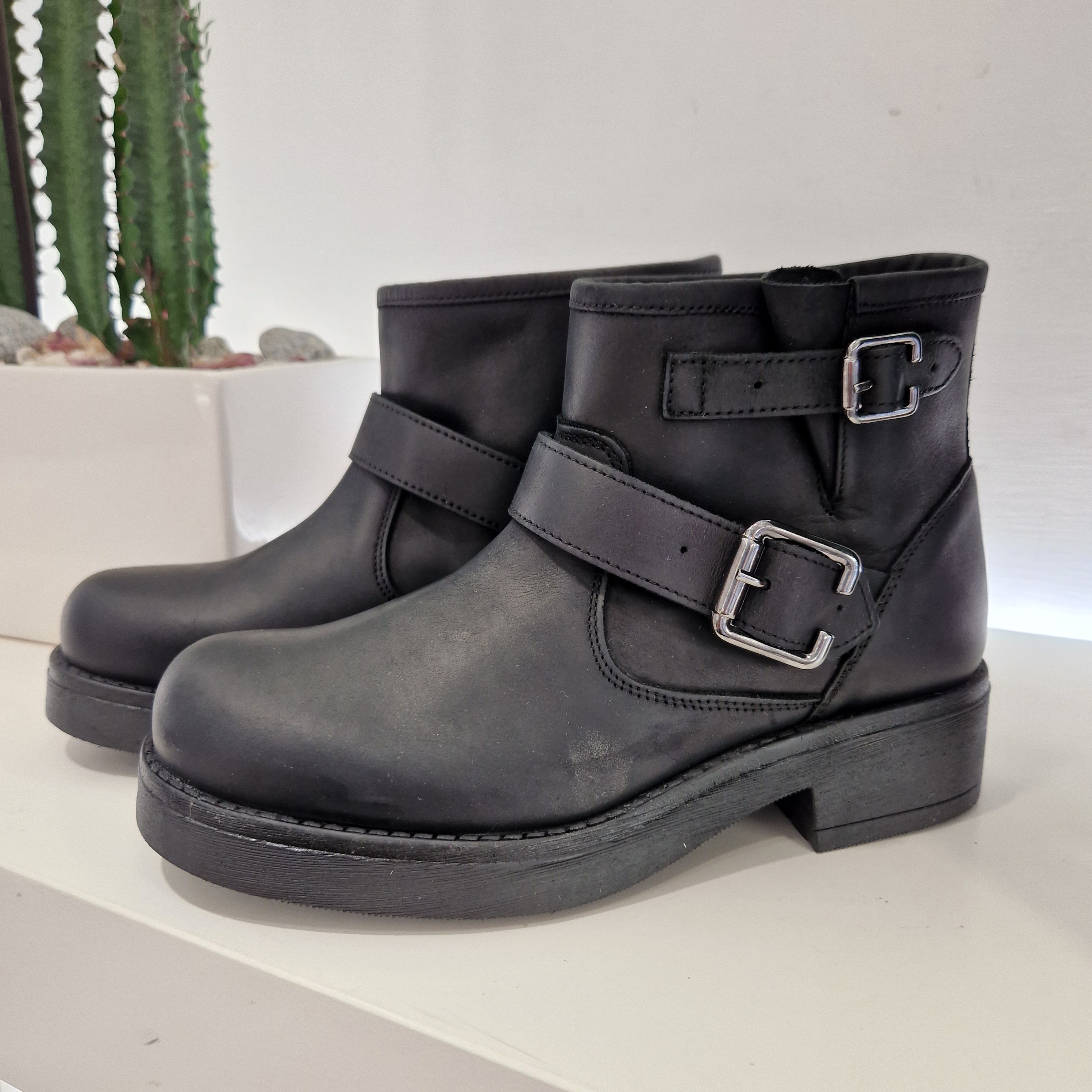 Stelio Malori biker DOPPIA FIBBIA CORTO