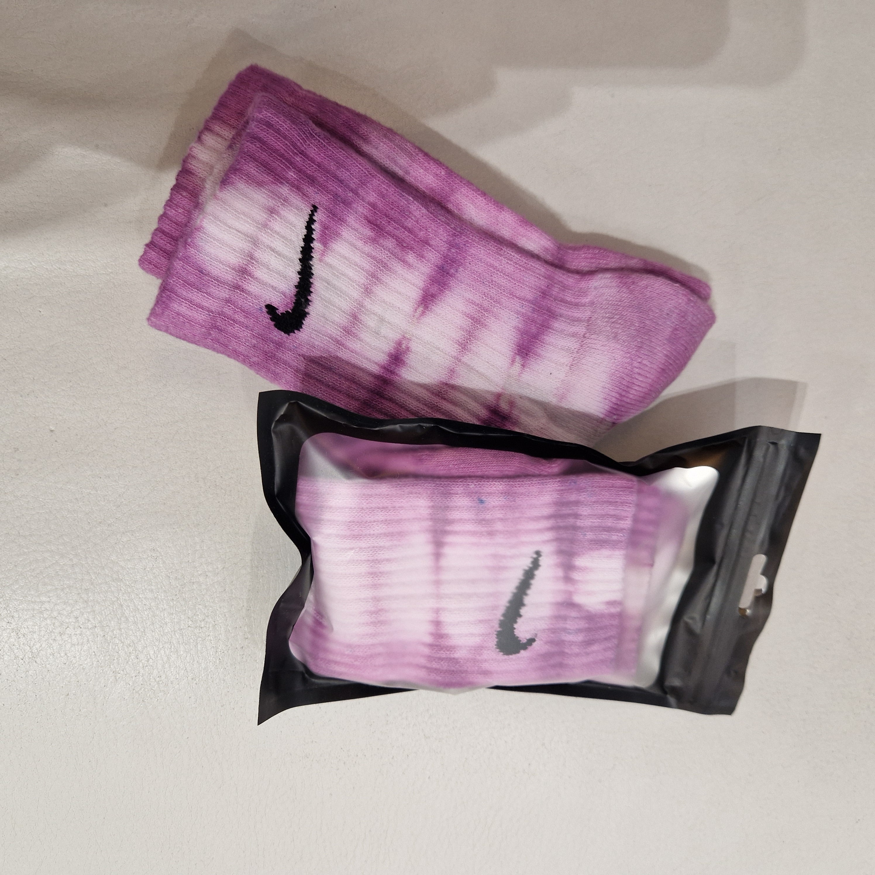 Nike Custom calza viola chiaro