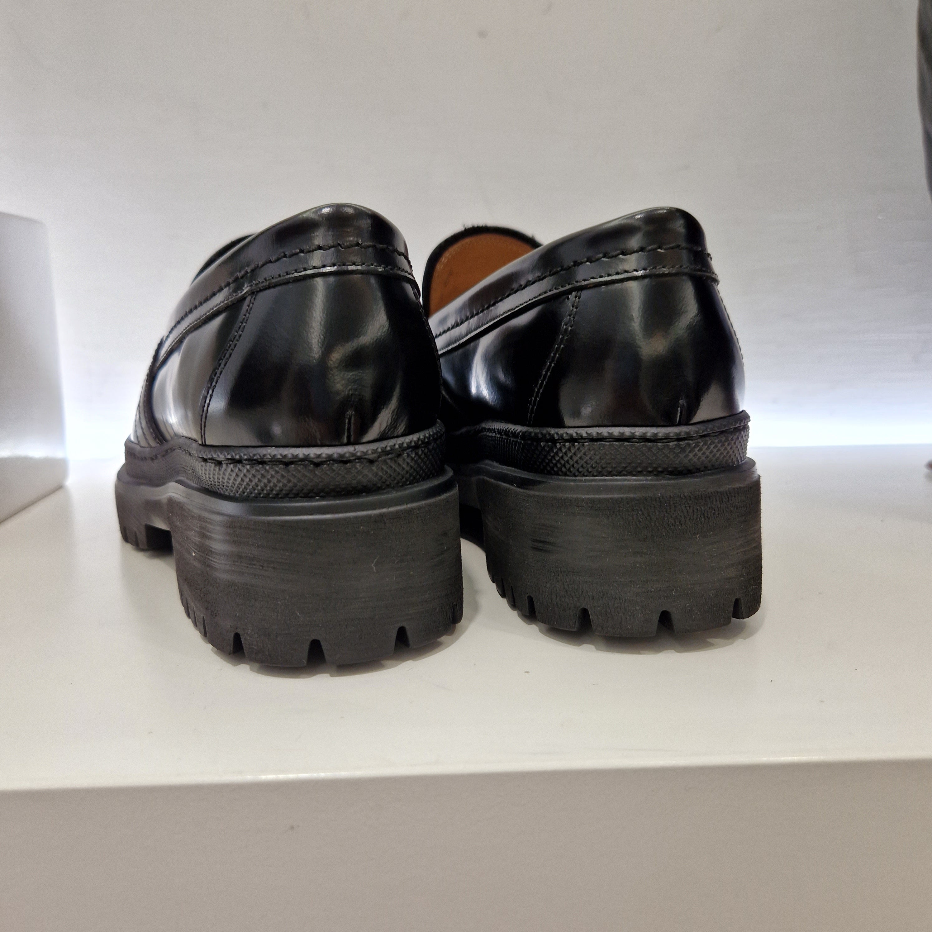 Giulio Moretti black moccasin College style
