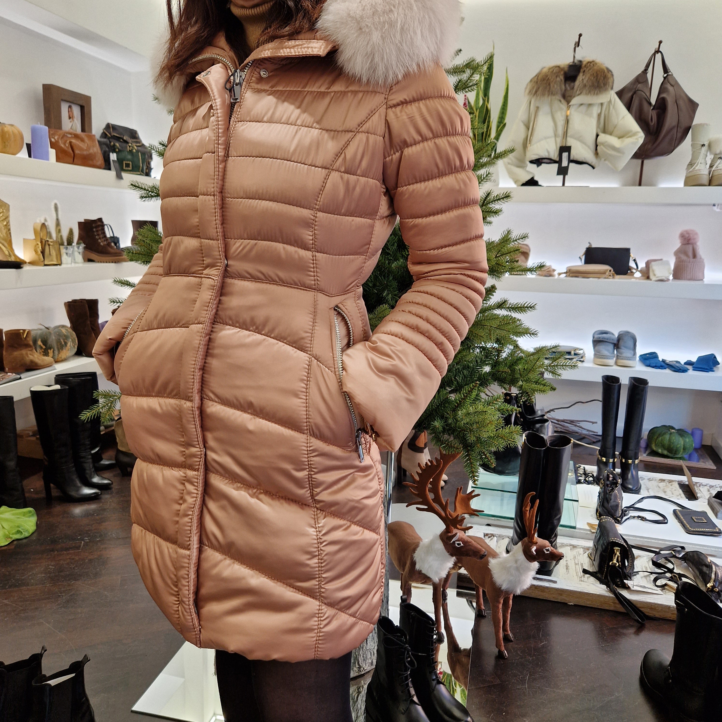 Piumino Alaska color cipria