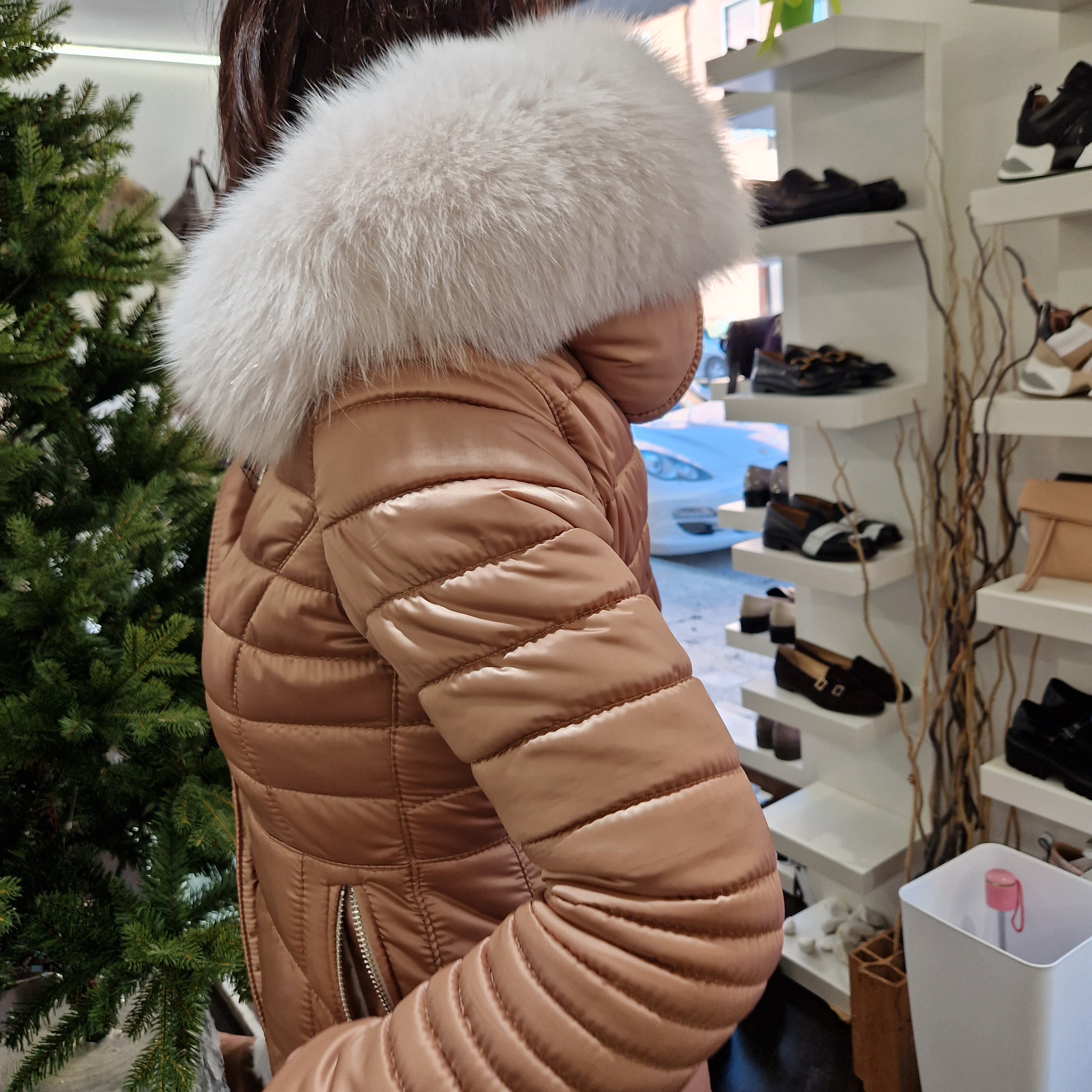 Piumino Alaska color cipria