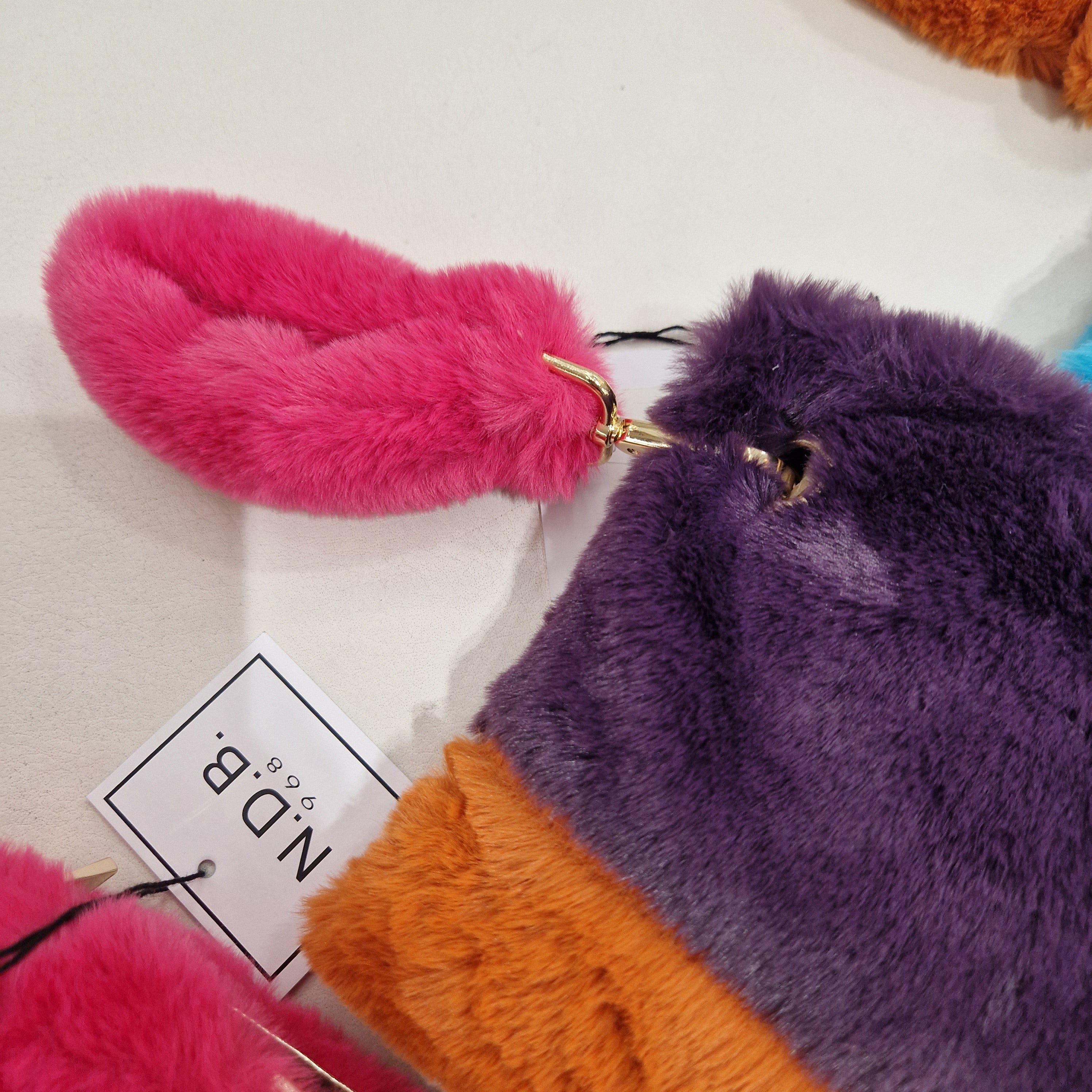 NDB faux fur bag