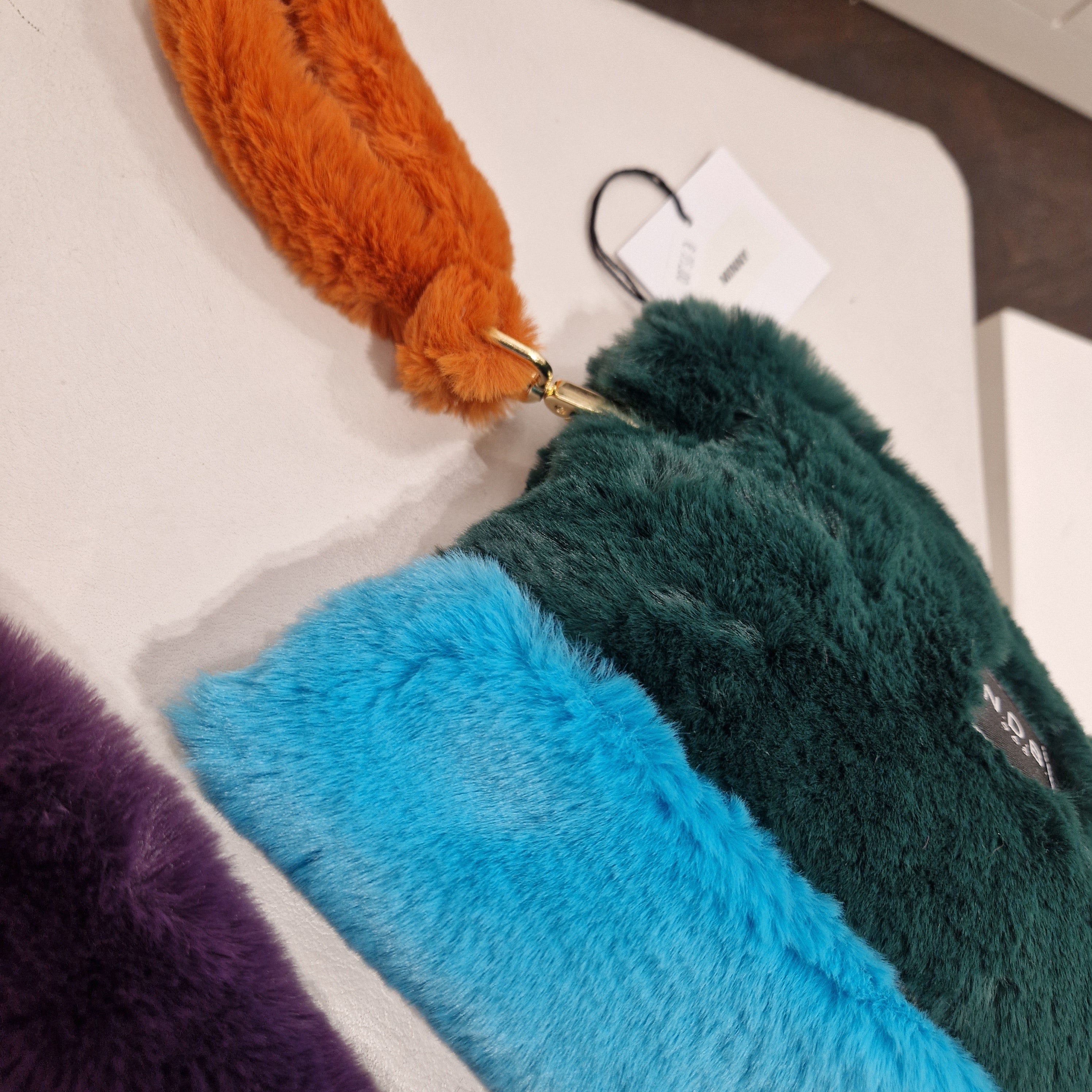 NDB faux fur bag