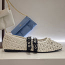 OA non-fashion white ballerina