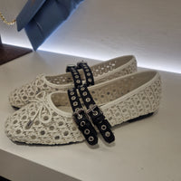 OA non-fashion white ballerina
