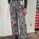 Floral patterned trousers