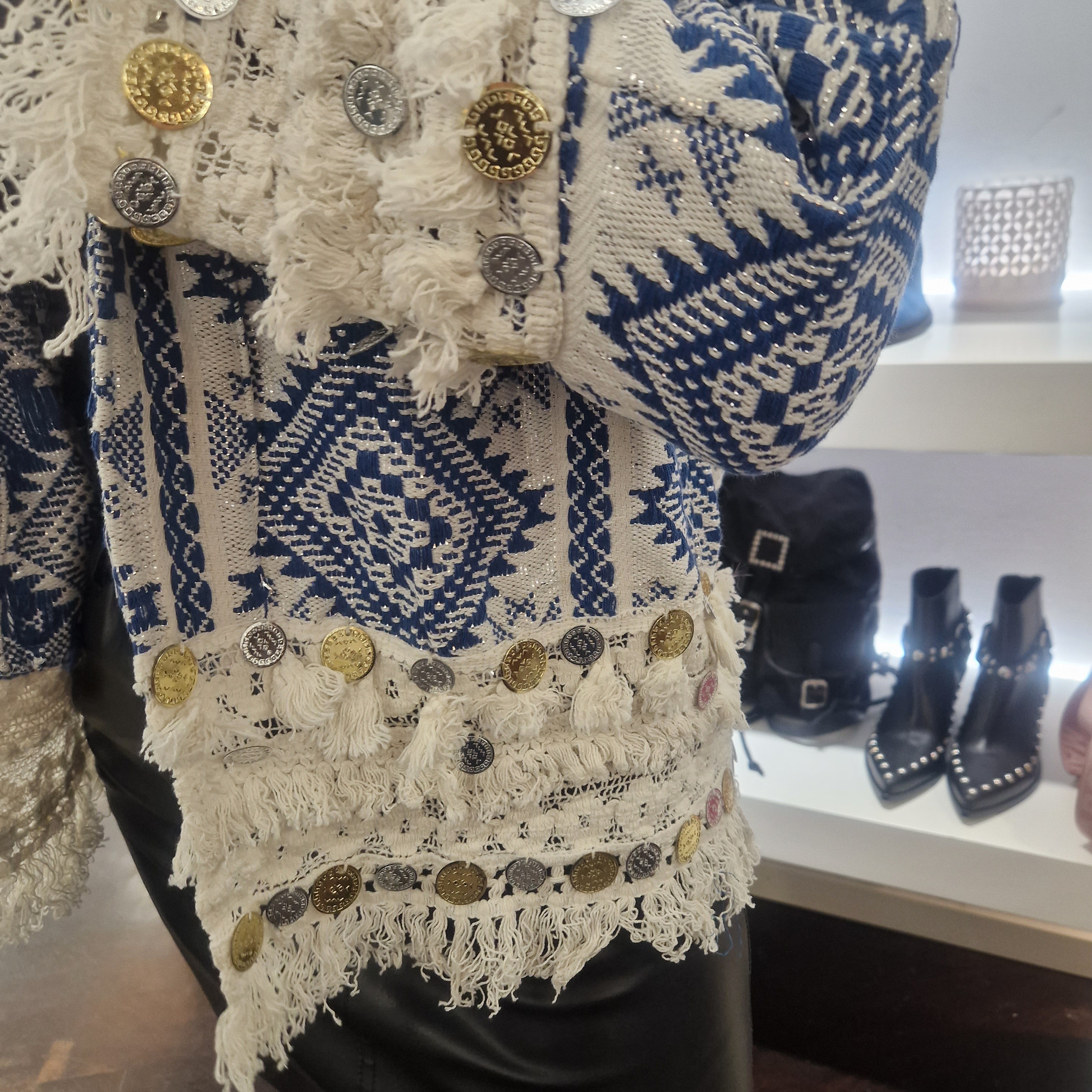 Giacca medaglie blu