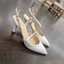 Isabelle Paris white shoe 8 cm heel
