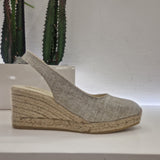 Closed toe espadrilles melange