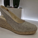 Espadrilles punta chiusa melange