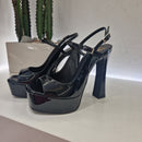 Giampaolo Viozzi sling back patent black