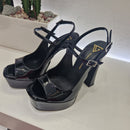 Giampaolo Viozzi sling back patent black