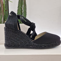 Espadrilles COLIN punta chiusa nero