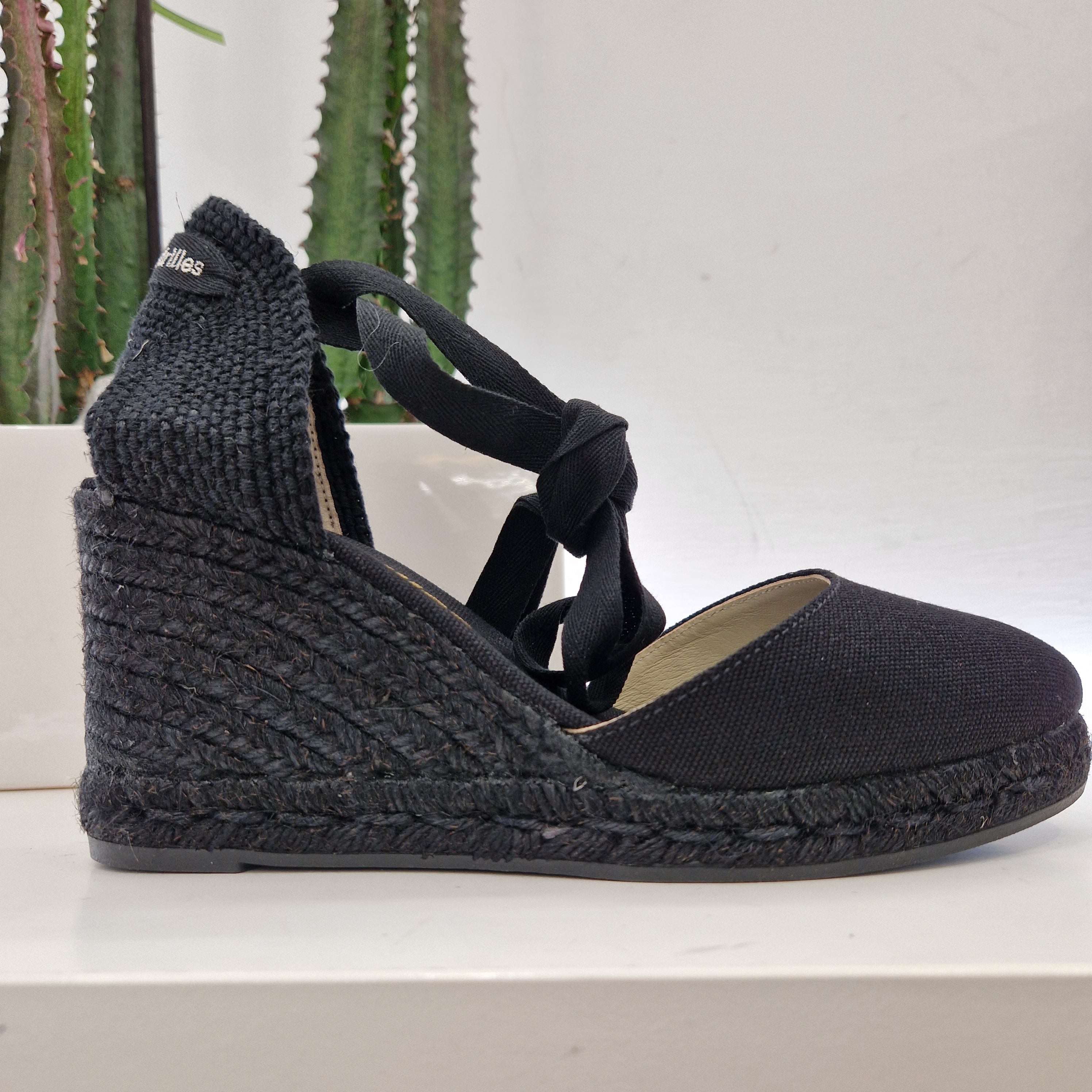 Espadrilles COLIN punta chiusa nero