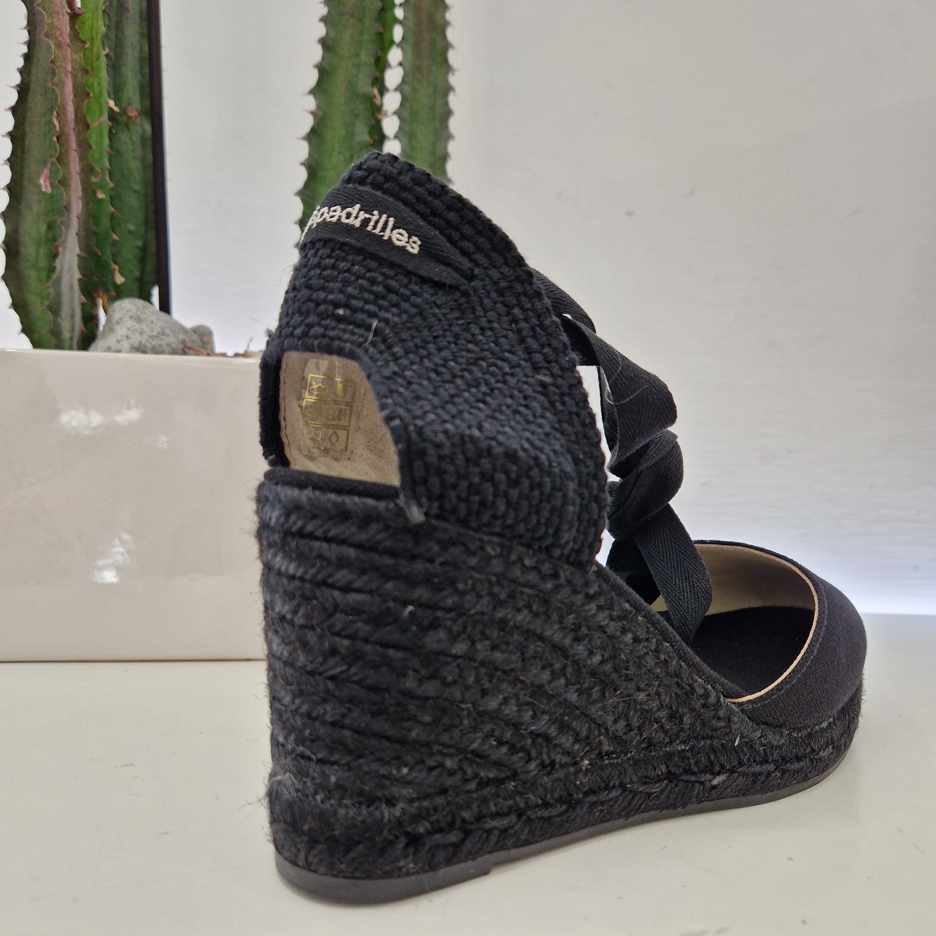 Espadrilles COLIN punta chiusa nero