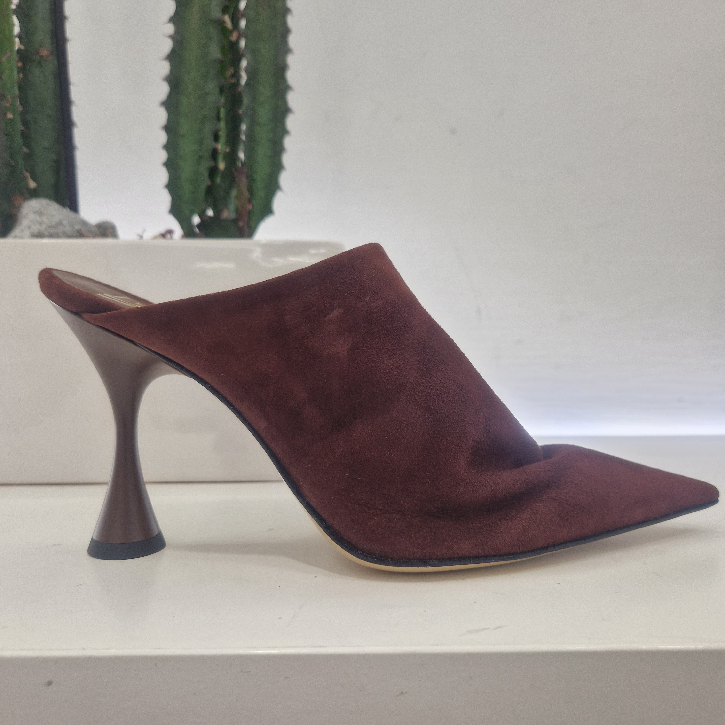 Giampaolo Viozzi sabot suede marrone