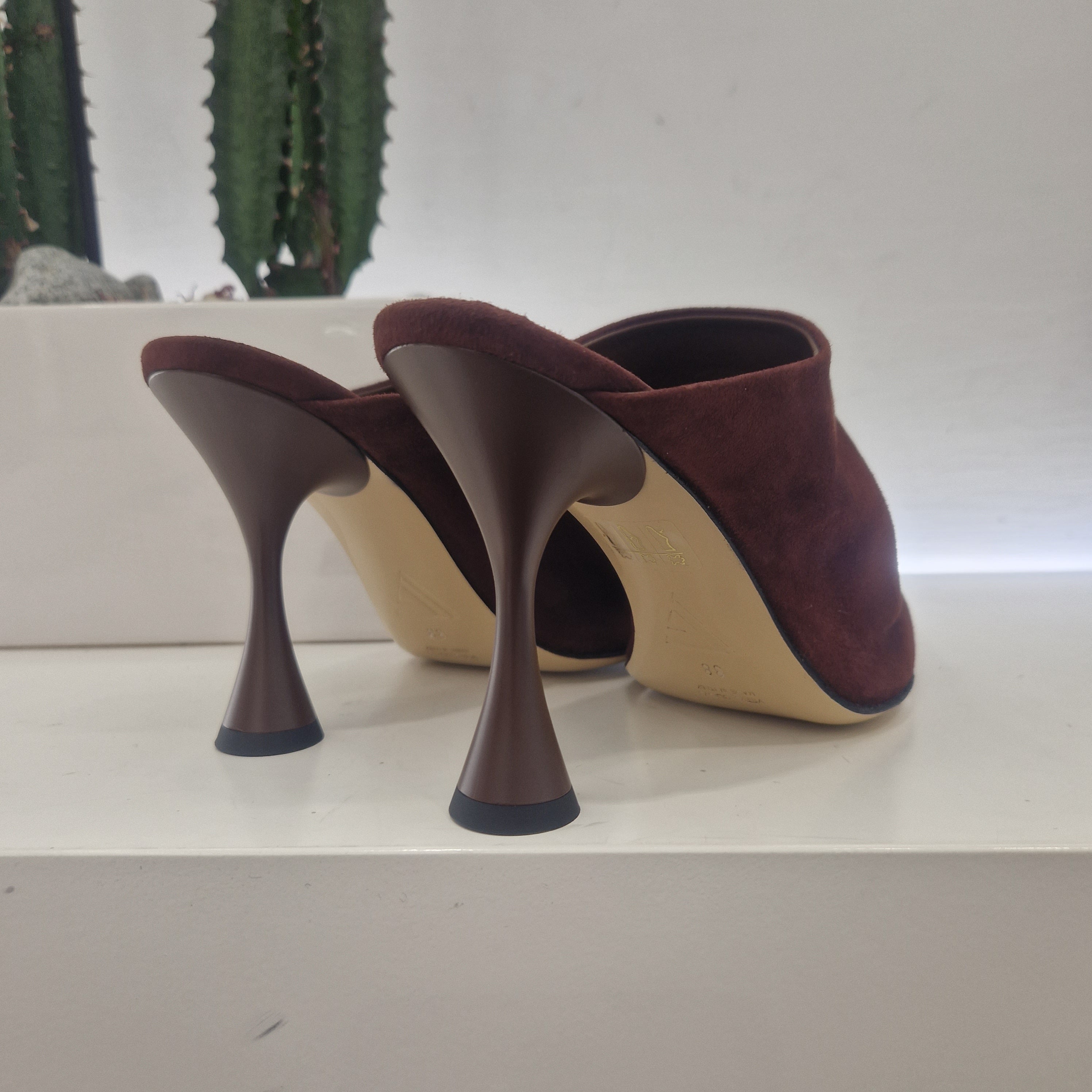 Giampaolo Viozzi sabot suede marrone