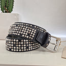Alberto Luti black belt with silver studs