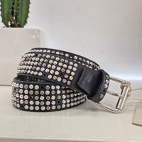 Alberto Luti black belt with silver studs