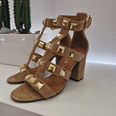 Via Roma 15 sand colored sandal