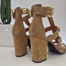 Via Roma 15 sand colored sandal