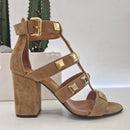 Via Roma 15 sand colored sandal