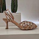 Bibilou T.70 powder rhinestone sandal