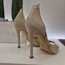 Wo Milano nude sandal with anklet