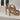 WO Milano sandal with powder feather accessory