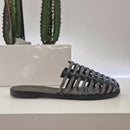 S. Piero sabot nero strass