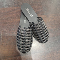 S. Piero sabot nero strass