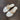 S. Piero white slipper gold strips