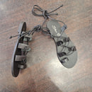S.Piero black flip flop sandal