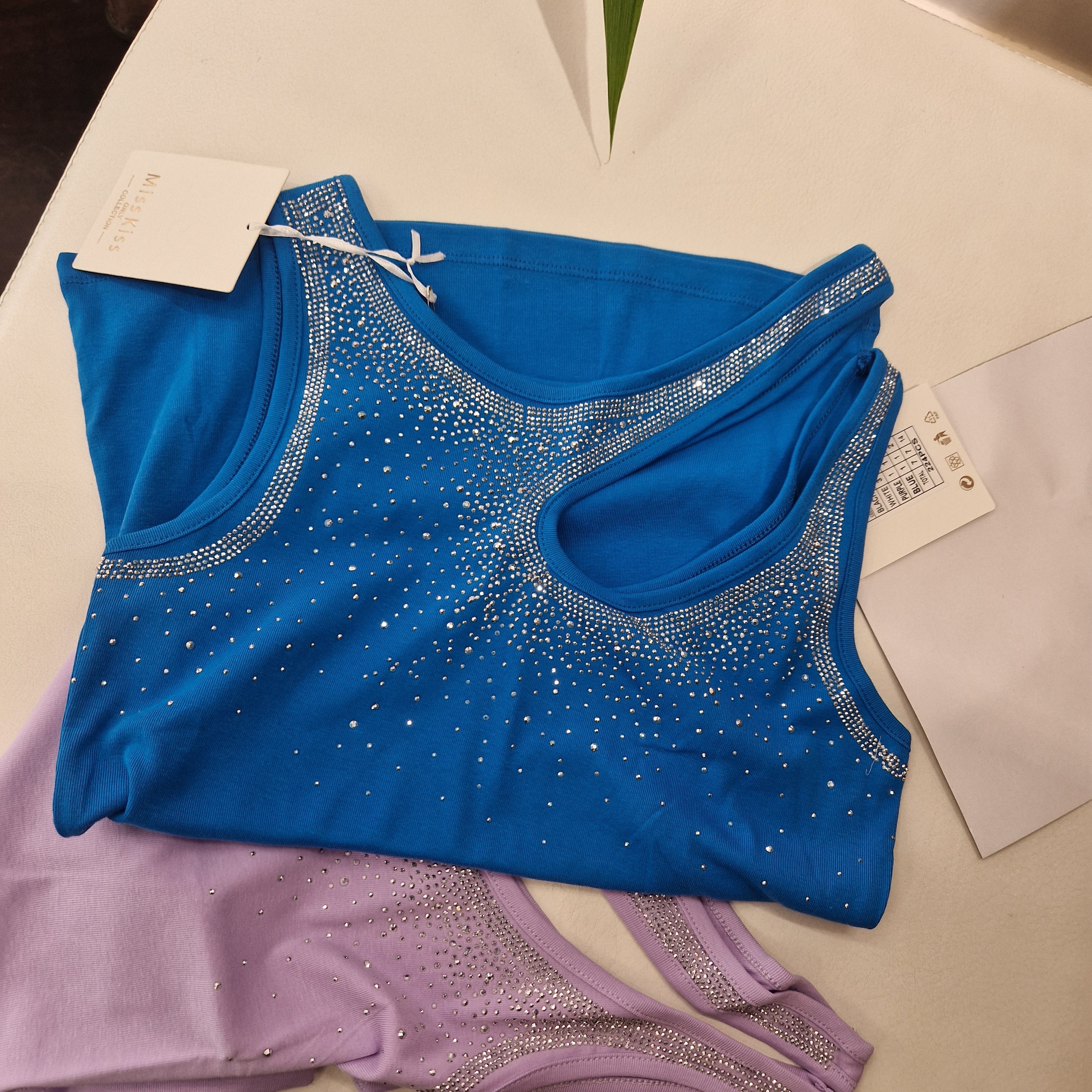 Rhinestone tank top