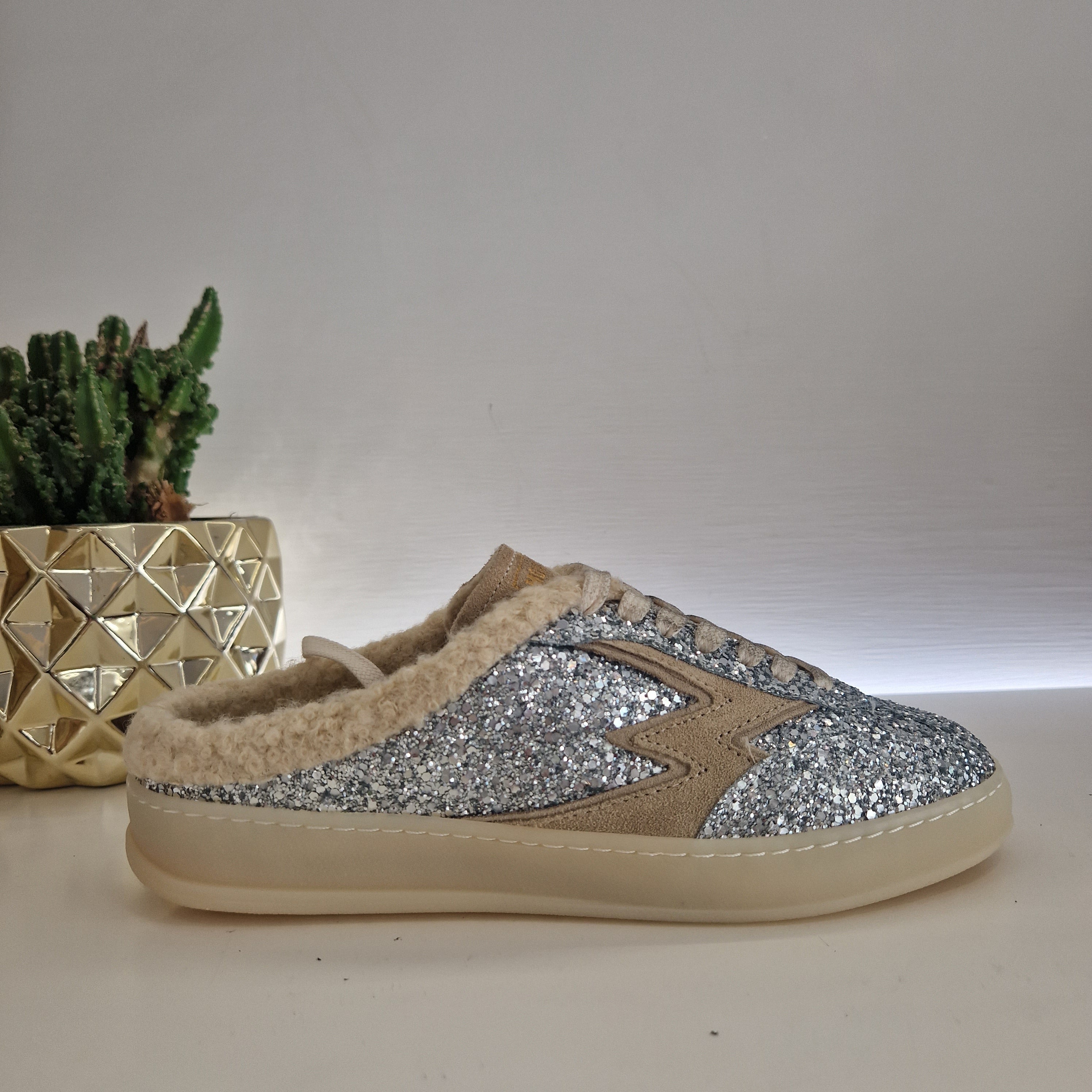 Moa sneakers sabot glitter