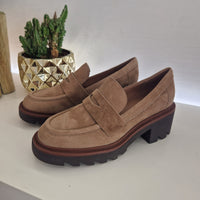 Bibilou mocassino modello suede sabbia