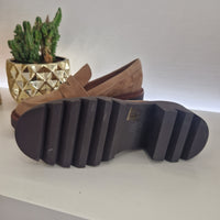 Bibilou mocassino modello suede sabbia