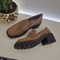 Bibilou mocassino modello suede sabbia