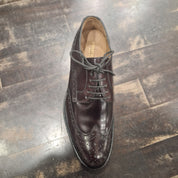 Giulio Moretti dark burgundy lace-up shoe