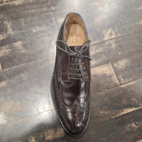 Giulio Moretti dark burgundy lace-up shoe