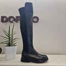 Faire long black boot