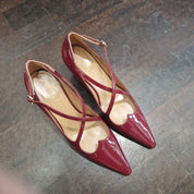 A.Bocca linea TWO  FOR LOVE vernice bordeaux