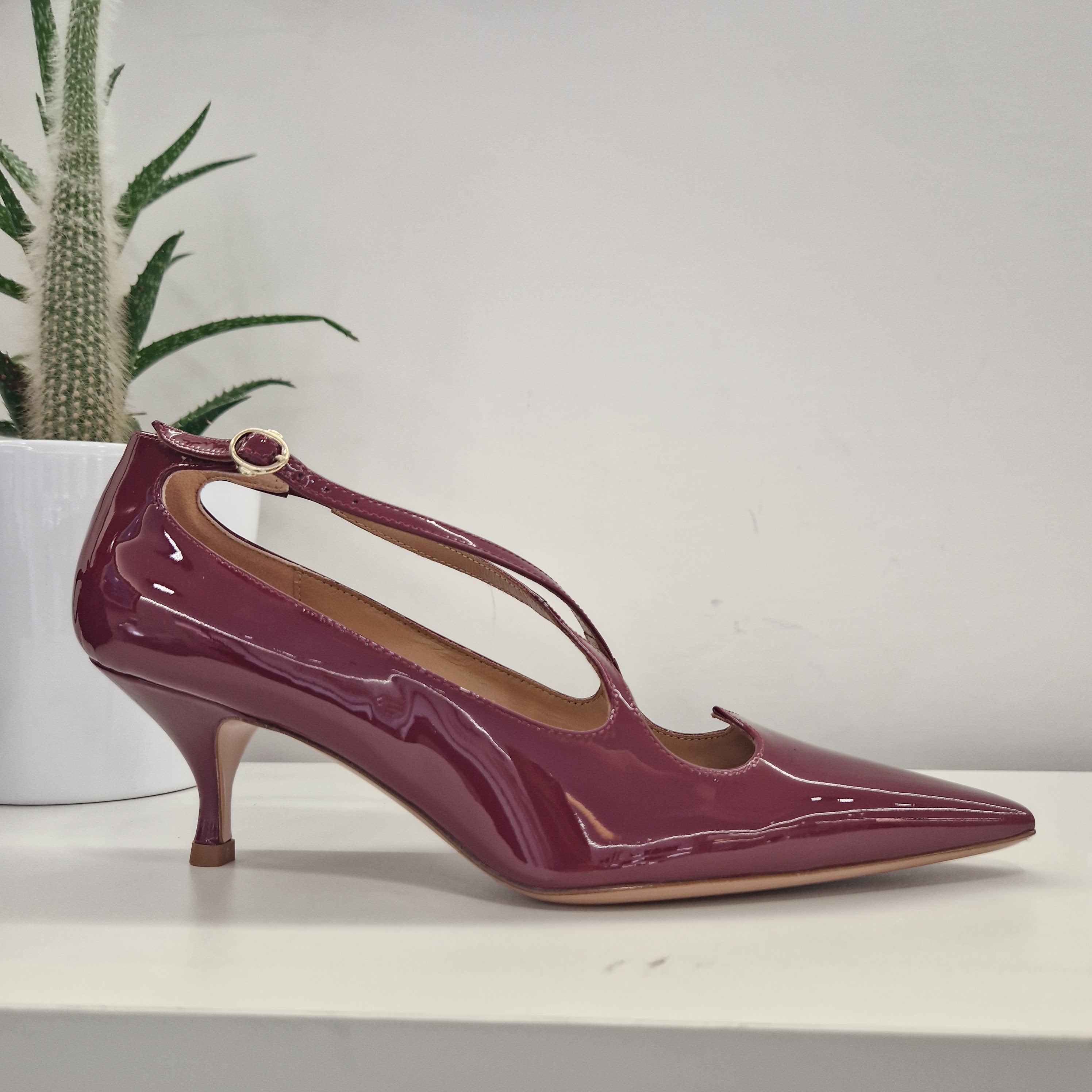 A.Bocca linea TWO  FOR LOVE vernice bordeaux