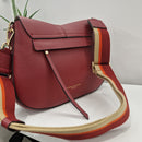 Gianni Chiarini bag Helena Raund line powder pink medium size burgundy