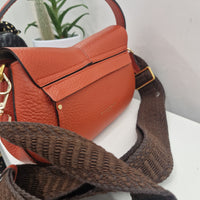 Gianni Chiarini borsa linea Helena Round color arancio