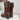 Gisel Moirè biker BREDFORD brown suede